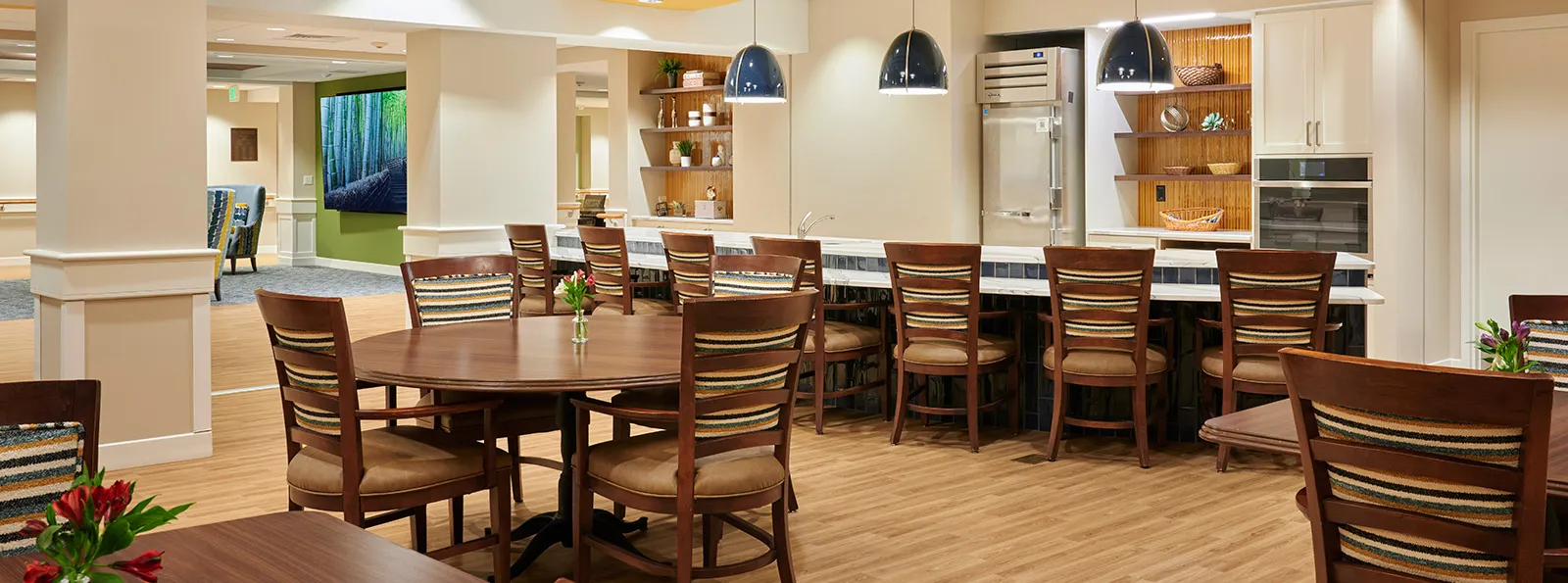 Edenwald snack and lounge area