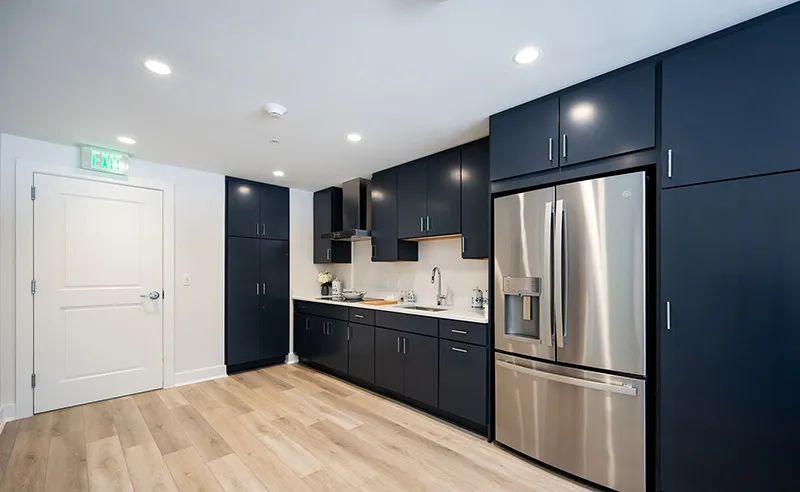 Modern apartment kitchen