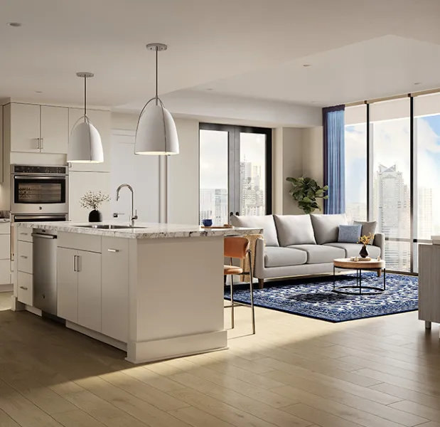 Interior of an upscale apartment